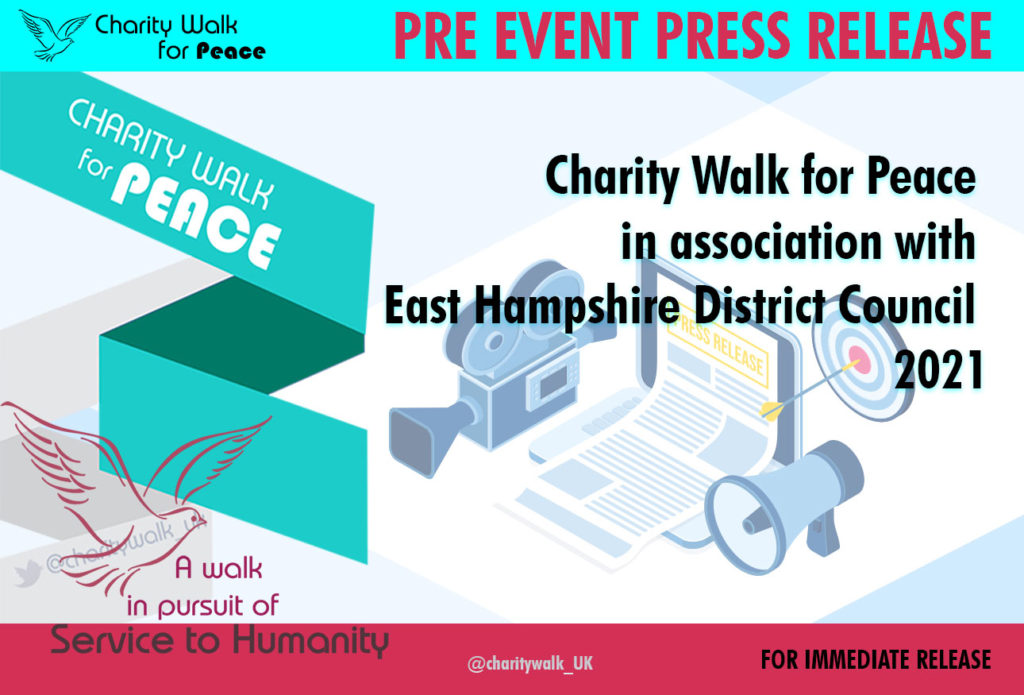 Charity Walk for Peace in association with​ East Hampshire District Council – 2021​