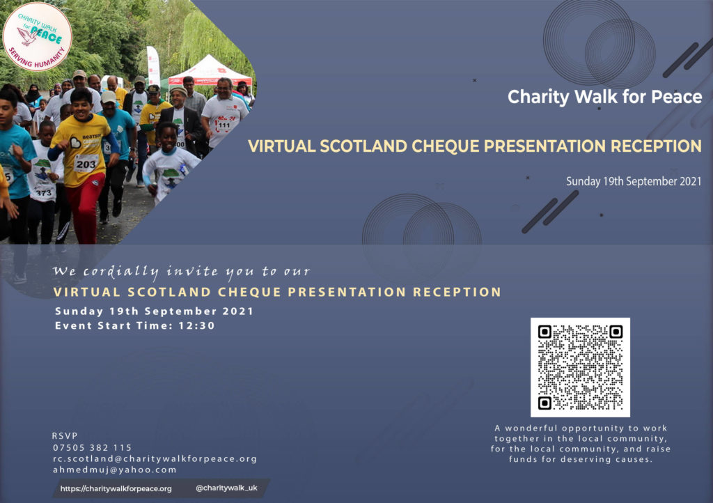 Scotland Region – Cheque Presentation Ceremony | 2020 – 2021